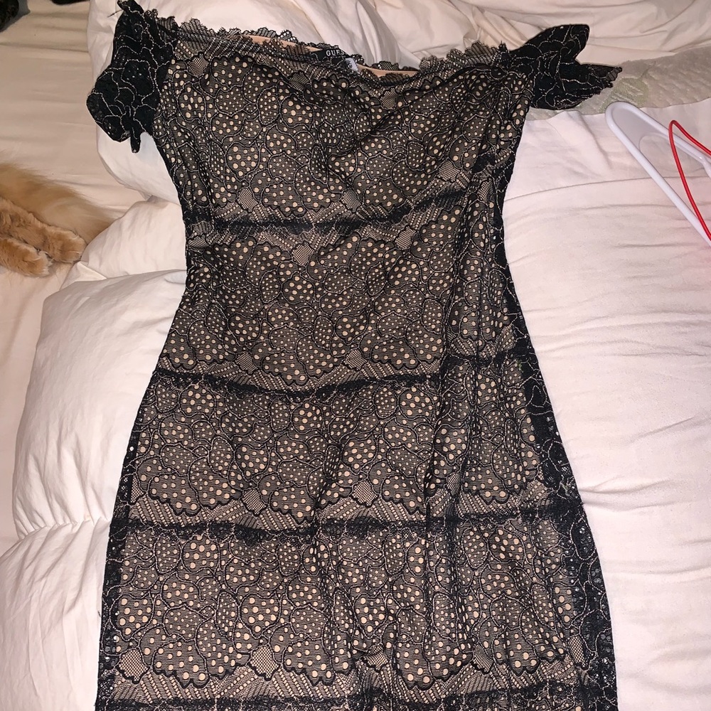 SUPER CUTE Black Lace Dress